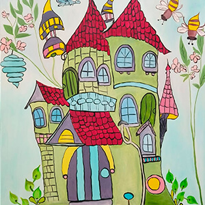 Дворец творца. 120х90 Масло, холст, 2025 год